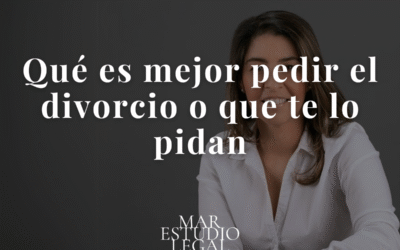 ¿Qué es mejor: pedir el divorcio o que te lo pidan?